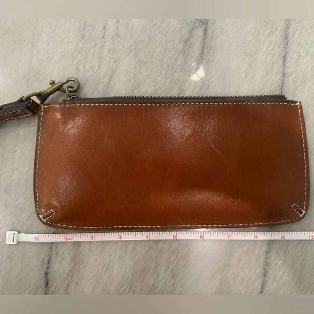 Women's Brown Leather Wallet - Picture 3 of 4